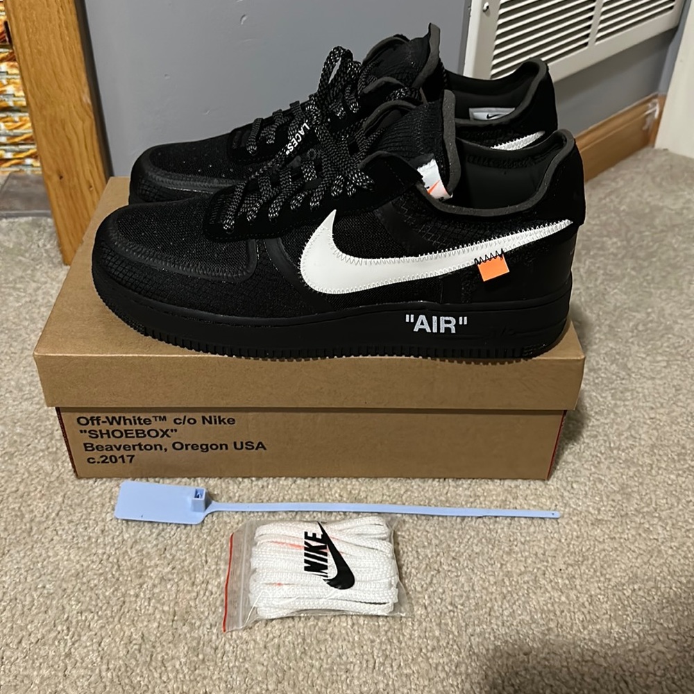 Off-White x Air Force 1 Low 'Black' UA